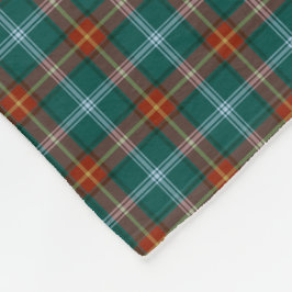 Manitoba Canada Tartan Fleecedecke