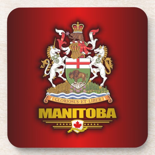 Manitoba COA Untersetzer (Vorderseite)