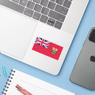 Manitoba Flag Graphic Aufkleber