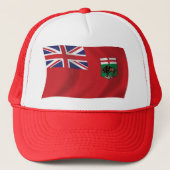 Manitoba Flag Hat Truckerkappe (Vorderseite)