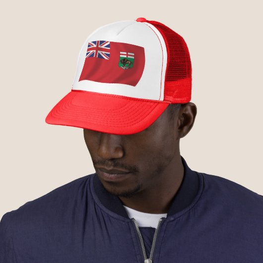 Manitoba Flag Hat Truckerkappe (Beispiel)
