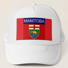 Manitoba-Flag-LKW-Fahrerhut