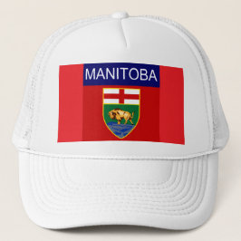 Manitoba-Flag-LKW-Fahrerhut Truckerkappe