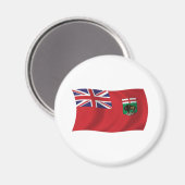 Manitoba Flag Magnet (Vorderseite/Rückseite)