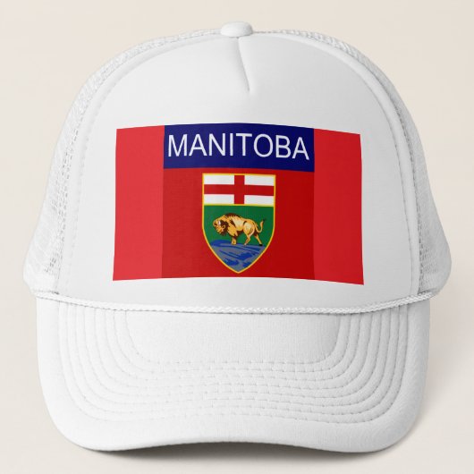 Manitoba-Flag-Trucker-Mütze Truckerkappe (Vorderseite)