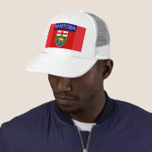 Manitoba-Flag-Trucker-Mütze Truckerkappe (Beispiel)