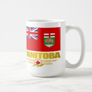 Manitoba-Flagge Kaffeetasse