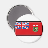 Manitoba-Flagge Magnet (Vorderseite/Rückseite)