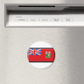 Manitoba-Flagge Magnet (In Situ (Geschirrspüler))