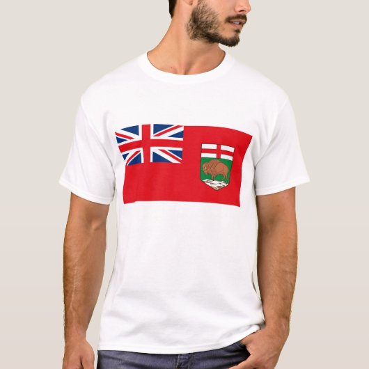Manitoba-Flaggen-T - Shirt (Vorderseite)