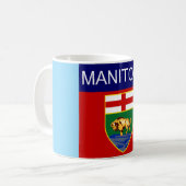 Manitoba-Flaggen-Tasse Kaffeetasse (Vorderseite Links)