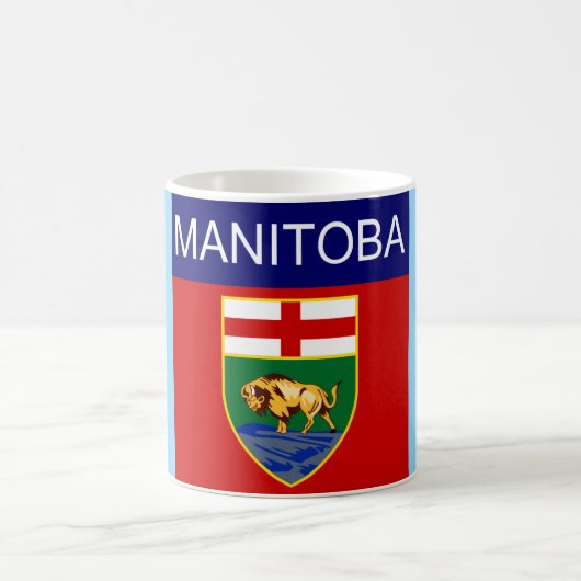 Manitoba-Flaggen-Tasse Kaffeetasse (Mittel)