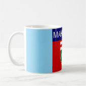 Manitoba-Flaggen-Tasse Kaffeetasse (Links)