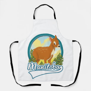 Manitoba Kanada Reise Logo Schürze