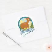 Manitoba Kanada Reiselogo Runder Aufkleber (Umschlag)