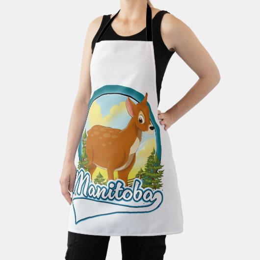 Manitoba Kanada Reiselogo Schürze (InSitu)