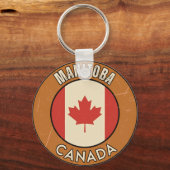 Manitoba Kanada Schlüsselanhänger (Rückseite)
