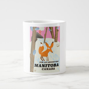 Manitoba Kanada Vintages Reiseplakat Jumbo-Tasse