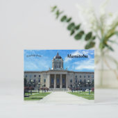 Manitoba Legislative Building Manitoba Canada Postkarte (Stehend Vorderseite)