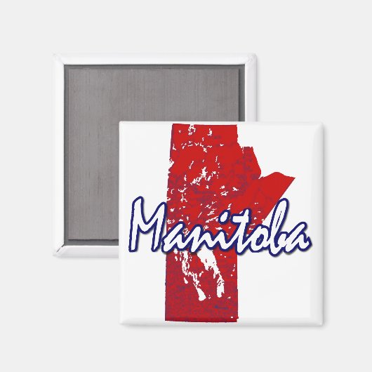 Manitoba Magnet (Vorderseite/Rückseite)