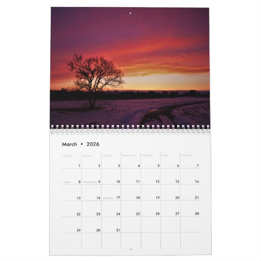 Manitoba-Meteorologiestation - Monatskalender 2019 Kalender (Mär 2026)