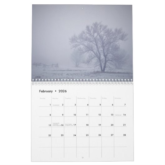 Manitoba-Meteorologiestation - Monatskalender 2019 Kalender (Feb 2026)