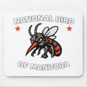 Manitoba National Bird Mouse Pad Mousepad (Vorne)