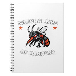 Manitoba National Bird Notebook Notizblock