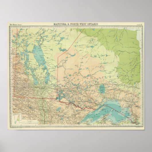 Manitoba & Northwest Ontario Poster (Vorne)