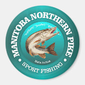 Manitoba Pike Fishing Magnet (Vorne)