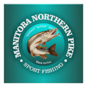 Manitoba Pike Fishing Poster (Vorderseite)