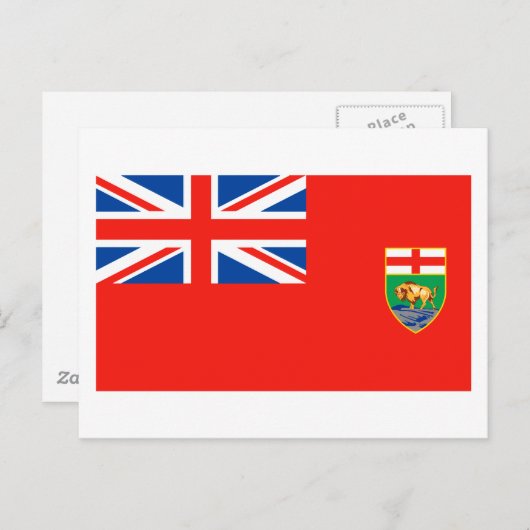 MANITOBA POSTKARTE (Vorne/Hinten)