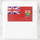 Manitoba Rechteckiger Aufkleber (Tasche)