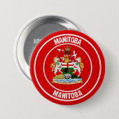 Manitoba RundEmblem Button (Vorne & Hinten)