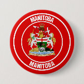 Manitoba RundEmblem Button (Vorderseite)