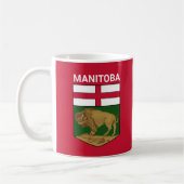 Manitoba-Wappen - KANADA Kaffeetasse (Links)