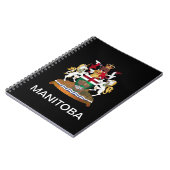 Manitoba-Wappen Notizblock (Linke Seite)