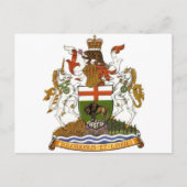 Manitoba-Wappen Postkarte (Vorderseite)