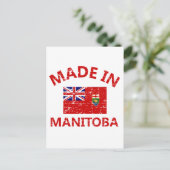Manitoba-Wappen Postkarte (Stehend Vorderseite)