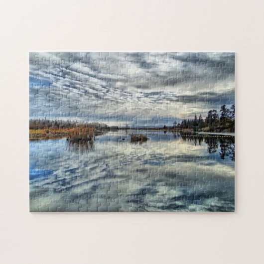 Manitoba Wasserstraßen Reflektionspuzzle Puzzle (Horizontal)
