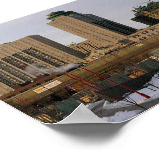 Manitoba (Winnipeg) Panorama 1 Poster (Ecke)