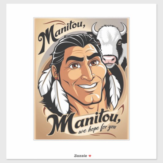 Manitou Aufkleber (Blatt)