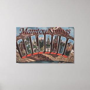 Manitou Frühlinge, Colorado - große Leinwanddruck