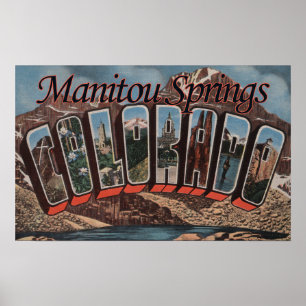 Manitou Frühlinge, Colorado - große Poster