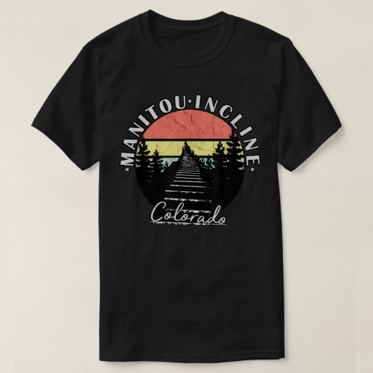 Manitou Incline Colorado Olivenweg T-Shirt (Design vorne)
