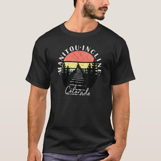Manitou Incline Colorado Olivenweg T-Shirt (Vorderseite)