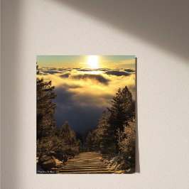 Manitou Incline Sonnenaufgang über den Wolken Fotodruck