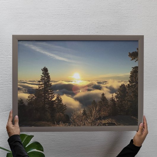 Manitou Incline Sonnenaufgang über den Wolken Fotodruck