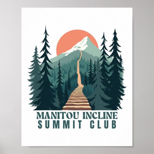 Manitou Incline Summit Club1 Poster (Vorne)