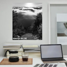 Manitou Incline Sunrise Black & White